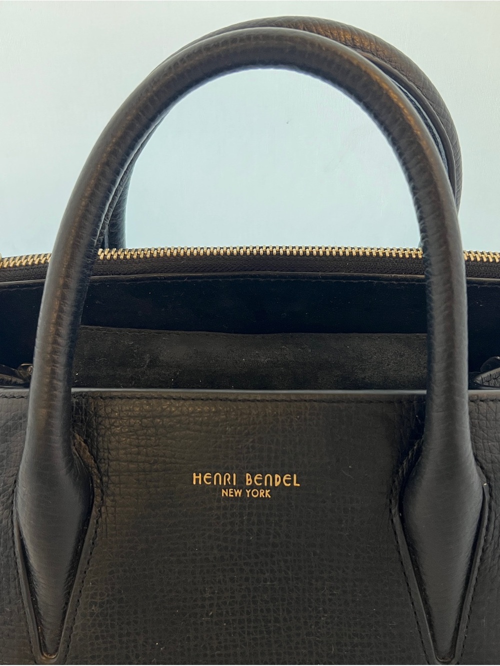 henri bendel handbag Satchel Black - Picture 2 of 10